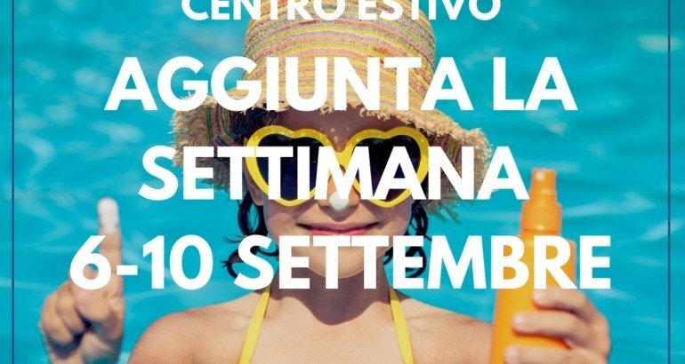 Centro Estivo fino al 10 settembre